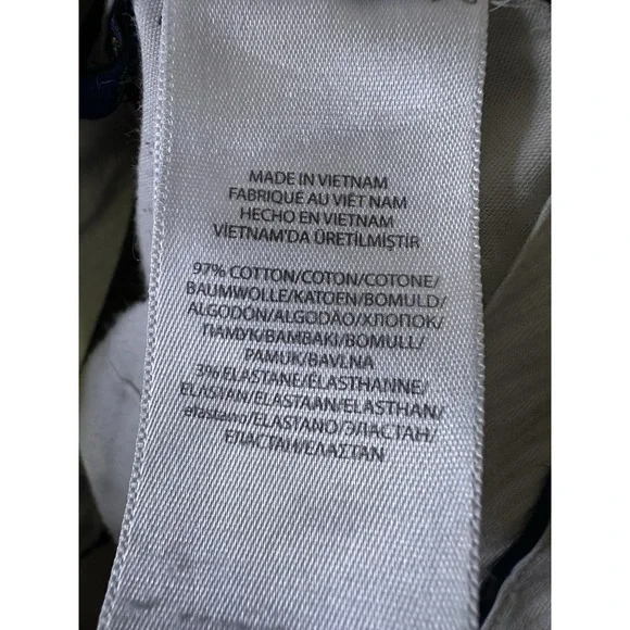Polo Ralph Lauren Men Pants 35x32 Navy Blue Cotton Stretch Slim Fit Actual 36x30 - Picture 10 of 11